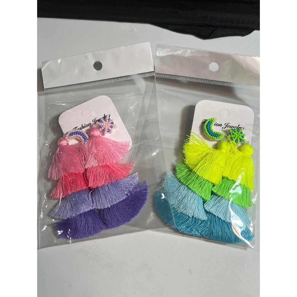 Fringe earring two sets‎